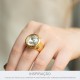 Anel com Rivoli Ouro N° 24