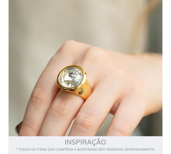 Anel com Rivoli Ouro N° 24