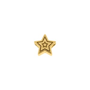 Berloque Estrela Ouro 12mm