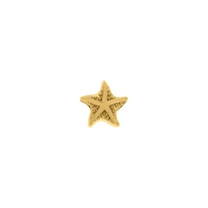 Berloque Estrela do Mar Ouro 12mm