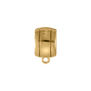 Passador Retangular Ouro 17mm