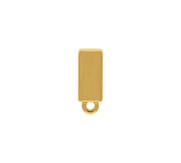 Passador Retangular Ouro 17mm