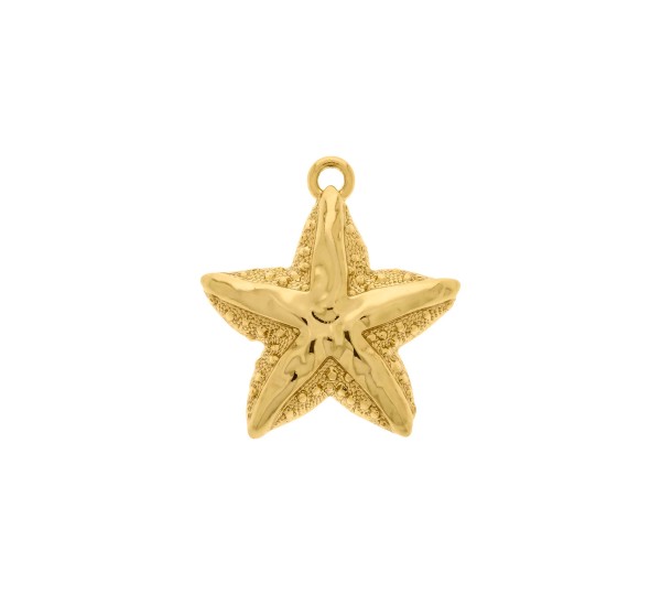 Pingente Estrela-do-Mar Ouro 33mm