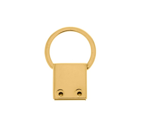Chaveiro Quadrado Ouro 43mm
