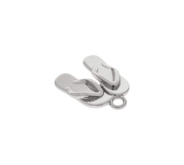 Pingente Chinelo Níquel 21mm