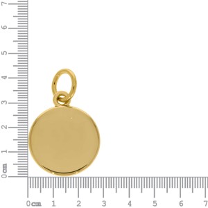 Pingente Medalha Ouro 34mm