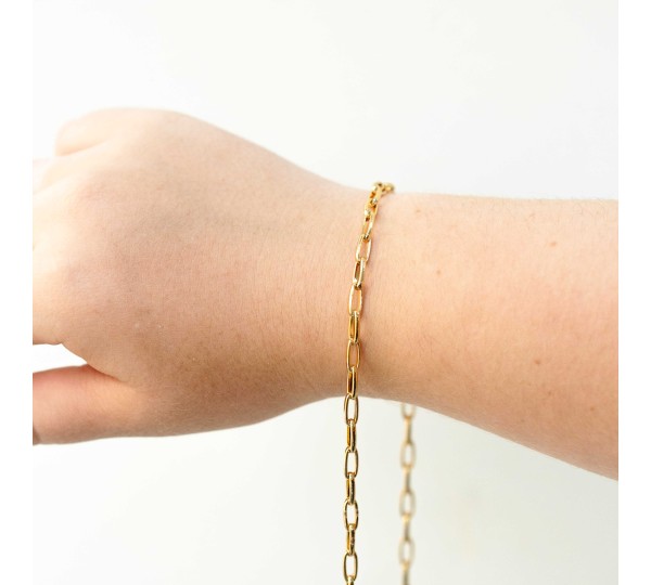 Corrente Elo Cartier Ouro 4mm
