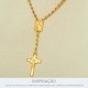 Pingente Crucifixo Ouro 32mm