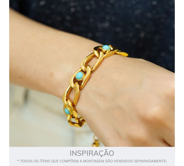 Bridão Ouro com Tiffany 148mm