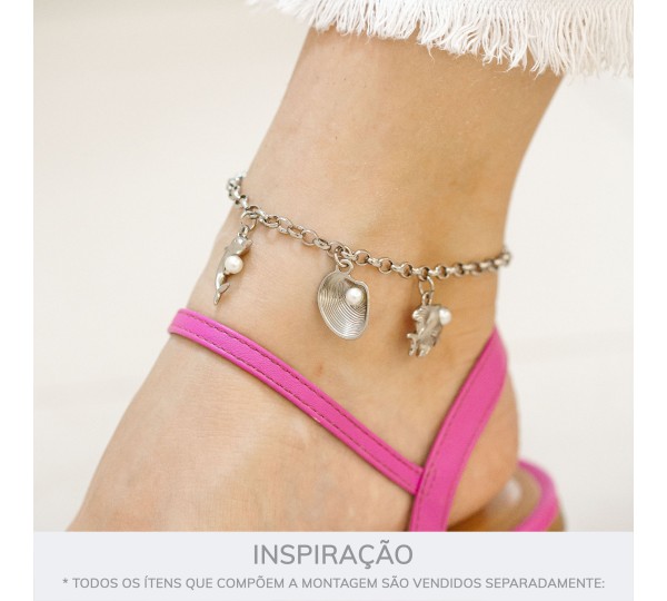Conjunto de Pingentes Marítimos Níquel
