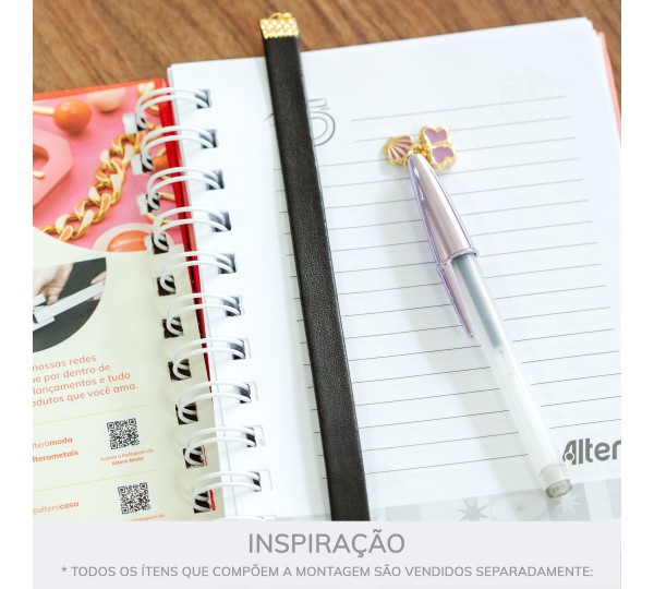 Tira Chata Preta 10mm