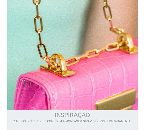 Enfeite para Bolsa Ouro com Garra 27mm