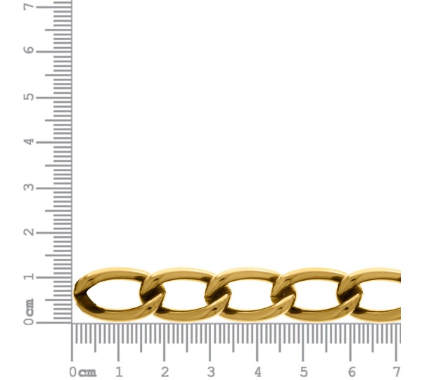 Corrente Elo Grumet Ouro 11,70mm