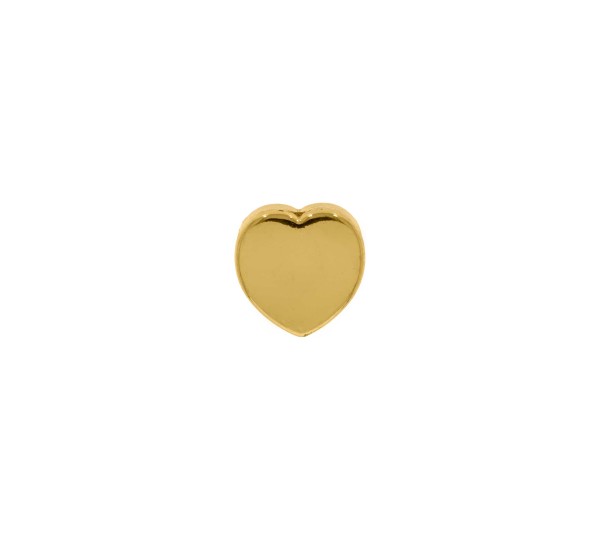 Passador Coração Ouro 11mm