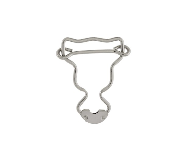 Fivela para Jardineira com Regulador Níquel 30mm