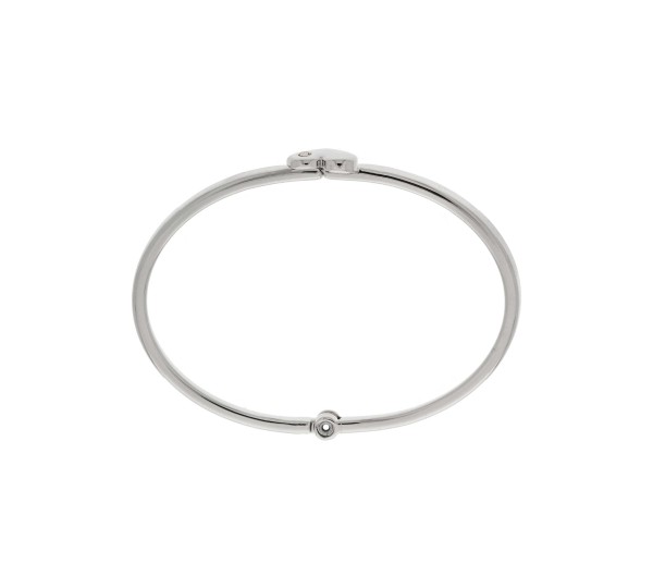 Pulseira Coração G Níquel 69mm