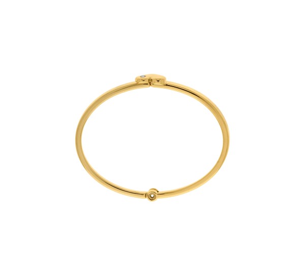 Pulseira Coração P Ouro 62mm