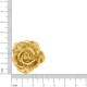 Pingente Relicário de Flor Ouro 32mm