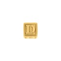 Berloque Letra D Ouro 10mm