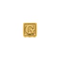 Berloque Letra G Ouro 10mm