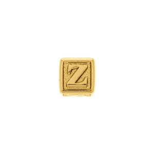 Berloque Letra Z Ouro 10mm