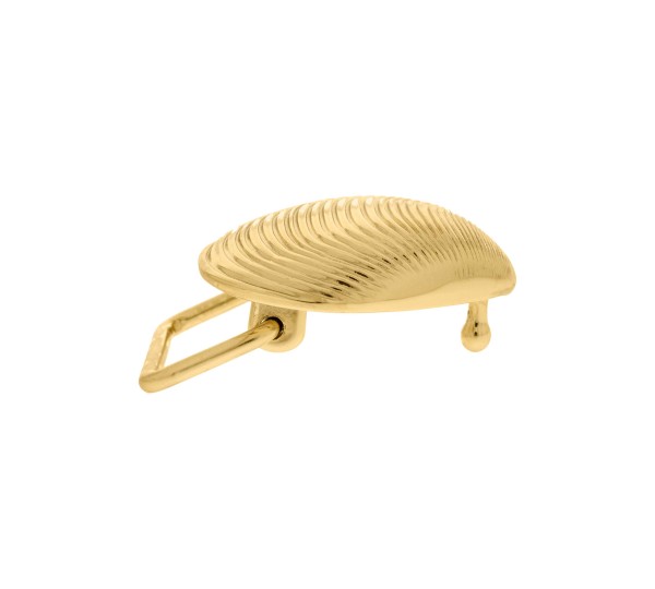 Fivela Cinto Concha Ouro 50mm