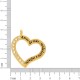 Pingente Coração Amor de Mãe Ouro com Strass 40mm