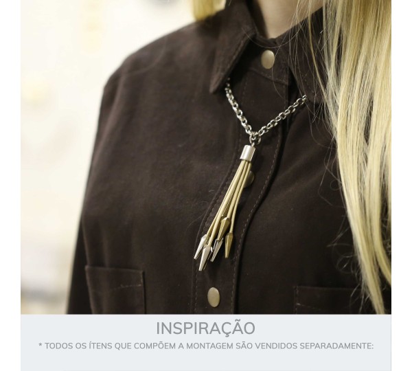Ponteira Spike Ouro 18mm