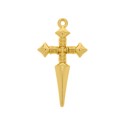 Pingente Cruz da Ordem de Santiago Ouro 54mm