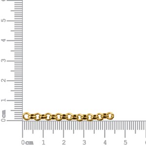 Corrente Elo Português Ouro de 4mm