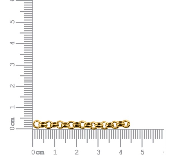 Corrente Elo Português Ouro de 4mm