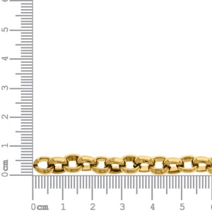 Corrente Elo Português Ouro de 6,5mm