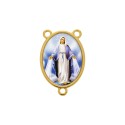 Entremeio Terço Nossa Senhora das Graças Ouro 30mm