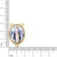 Entremeio Terço Nossa Senhora das Graças Ouro 30mm