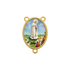 Entremeio Terça Nossa Senhora de Fátima Ouro 30mm