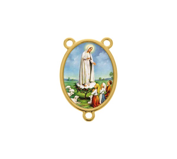 Entremeio Terça Nossa Senhora de Fátima Ouro 30mm