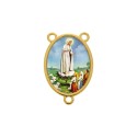 Entremeio Terça Nossa Senhora de Fátima Ouro 30mm