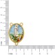 Entremeio Terça Nossa Senhora de Fátima Ouro 30mm