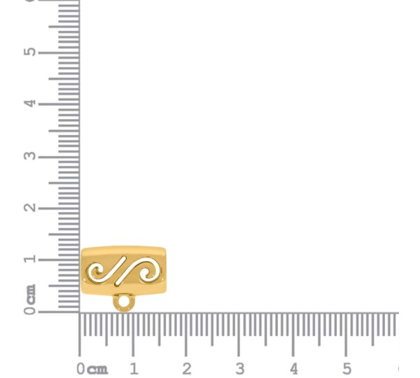 Passador Arabescado Ouro 16mm