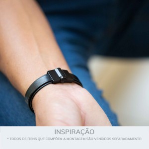 Fecho Imã Preto com Preto 26mm