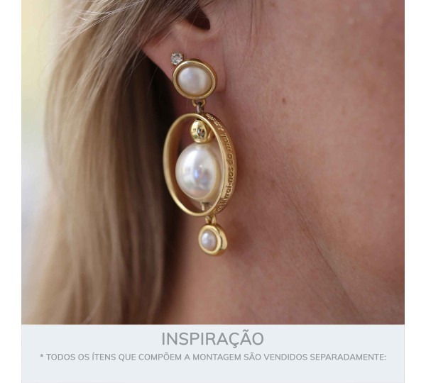 Passador Redondo Ouro 8mm