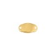 Placa Oval Ouro 22mm