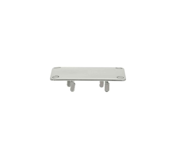 Placa de metal Níquel com Garra 40mm