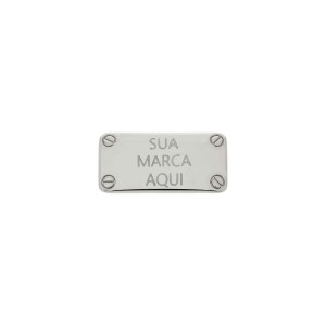 Placa com Gravação a Laser Níquel 31mm