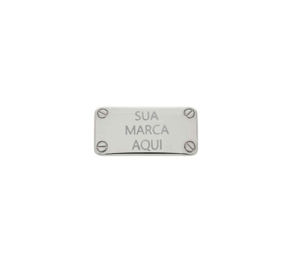 Placa com Gravação a Laser Níquel 31mm