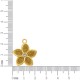 Pingente Flor Ouro 24mm