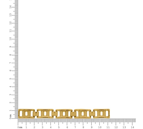 Bridão Ouro 112mm com 5 elos