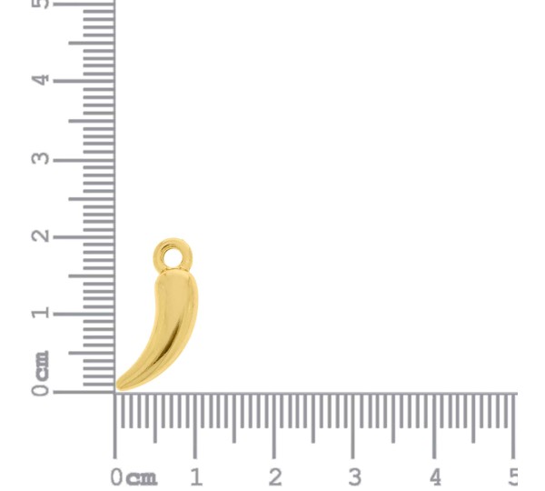 Pingente Pimenta Ouro 19mm