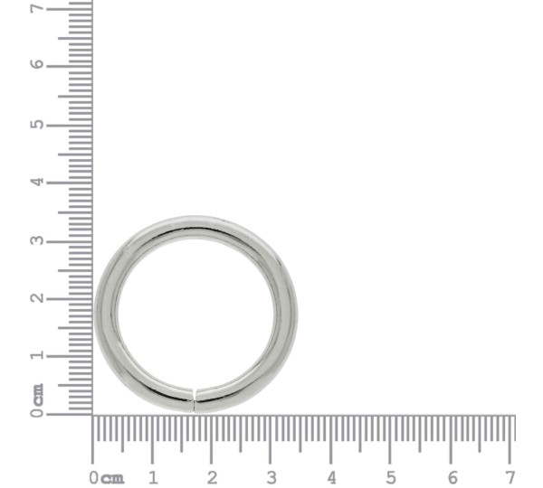 Argola Redonda Níquel 34mm