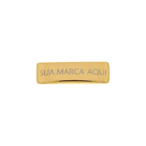 Placa Personalizada Ouro 35mm